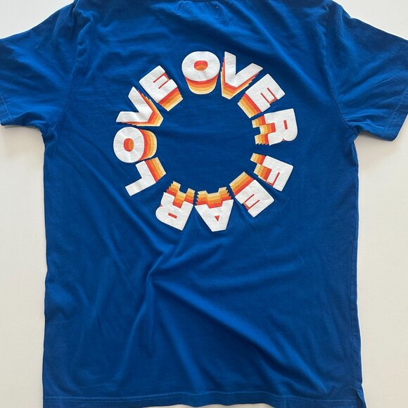 Seek Discomfort Medium Blue Vintage T Shirt Streetwear Skate Vintage Graphic - Picture 4 of 7